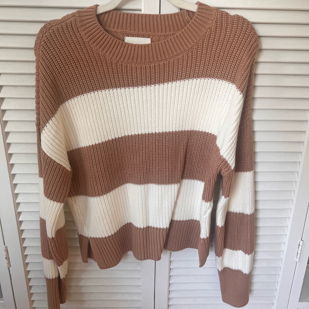 Abercrombie & Fitch Knit Striped Sweater